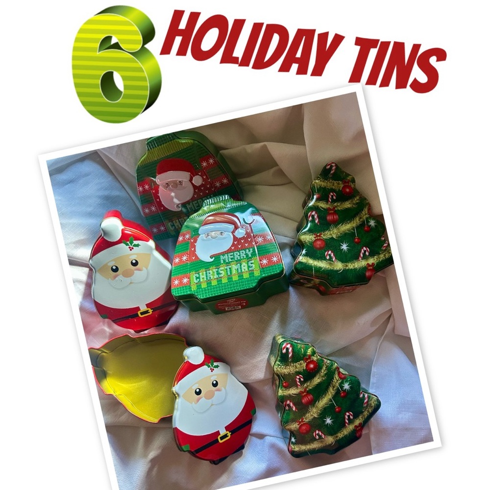 NEW Festive Holiday Tin Set